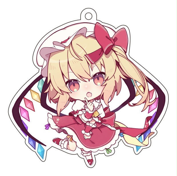 東方Project レミリア・フランドール アクリルキーホルダー等 10個セット 東方Project レミリア フランドール アクリルキーホルダー