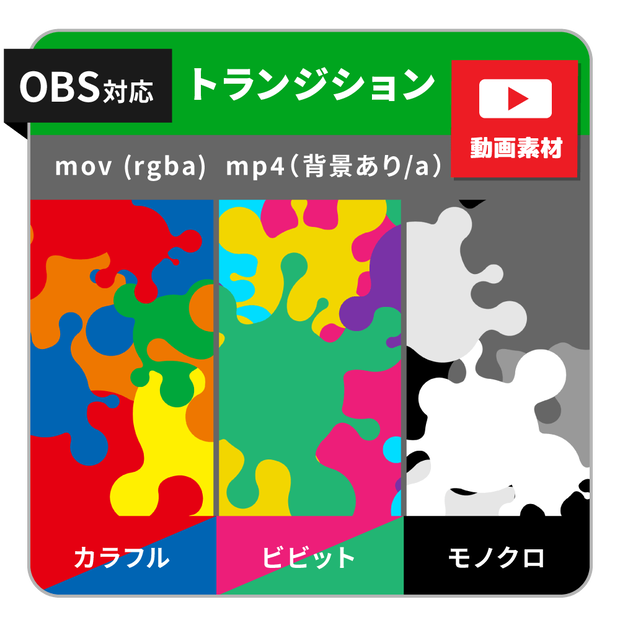 インクのトランジション