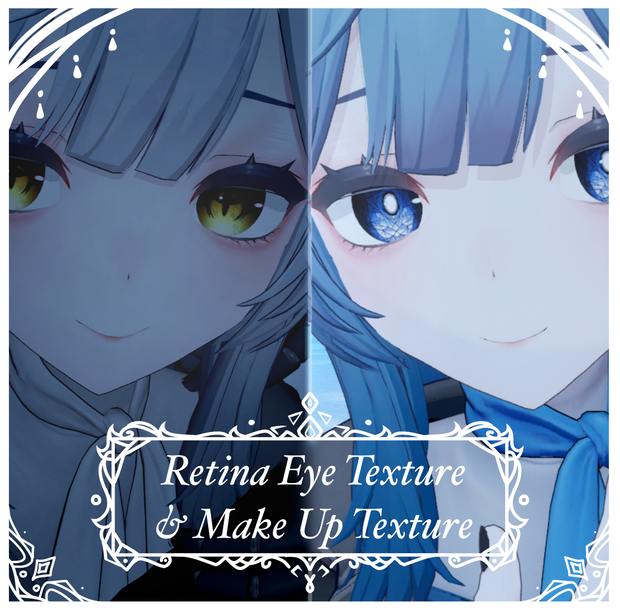 【Retinia/レティニア】eye Texture (20 colors) & Make Up Texture