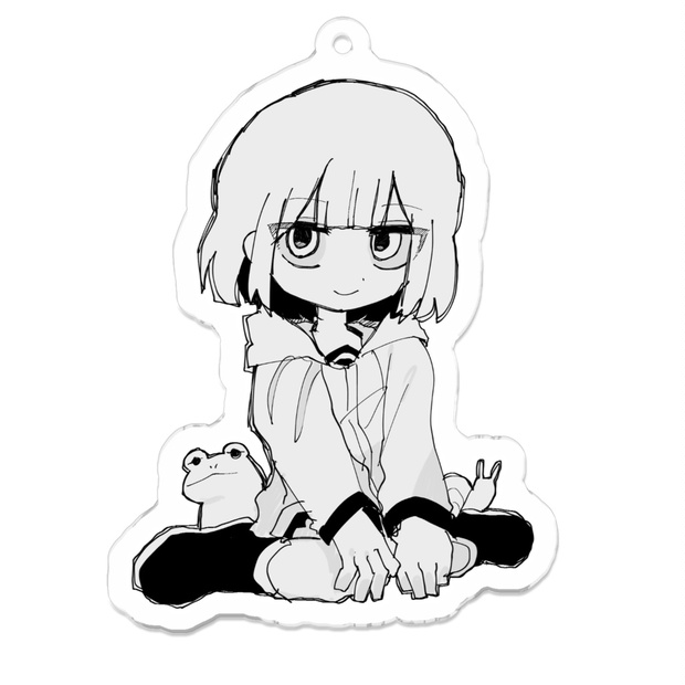 ハイドレンジア 70mmアクリルキーホルダー - ろねぴのおみせ - BOOTH