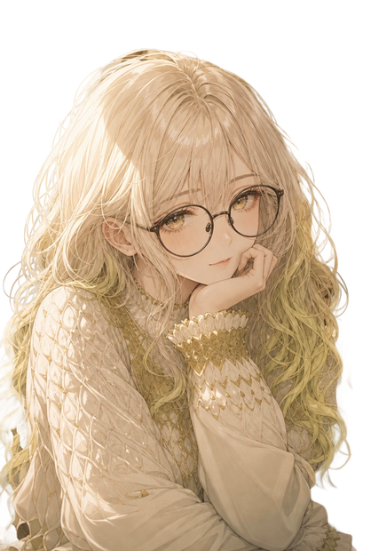 【商用利用OK】フルーツ擬人化 立ち絵素材：ドリアン（背景透過PNG）/ Anime Girl Illustration Asset: Durian Girl