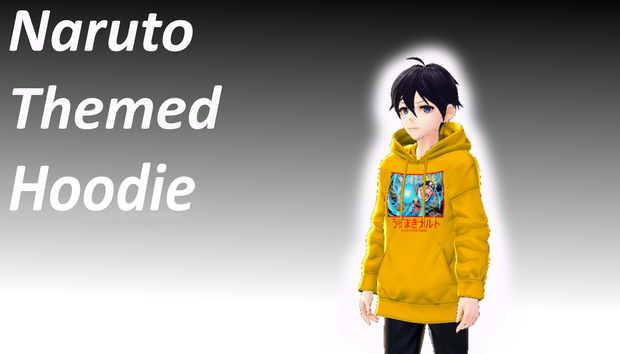 (Vroid)Naruto themed hoodie