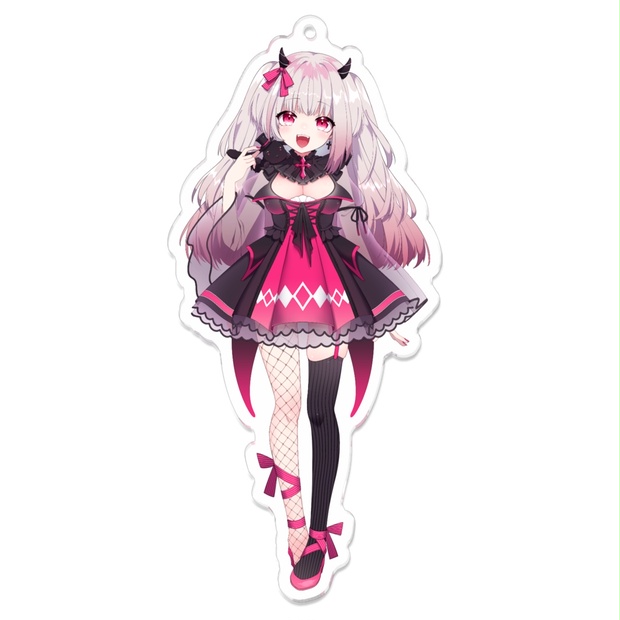 好評 兎乃ゆあ🐰💖通常立ち絵ver.アクリルキーホルダー - usaginoyua イラスト