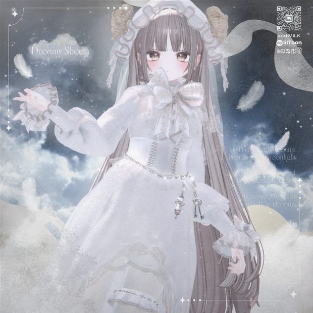 【複数アバター対応】Dreamy Sheep【#andMILKvrc】