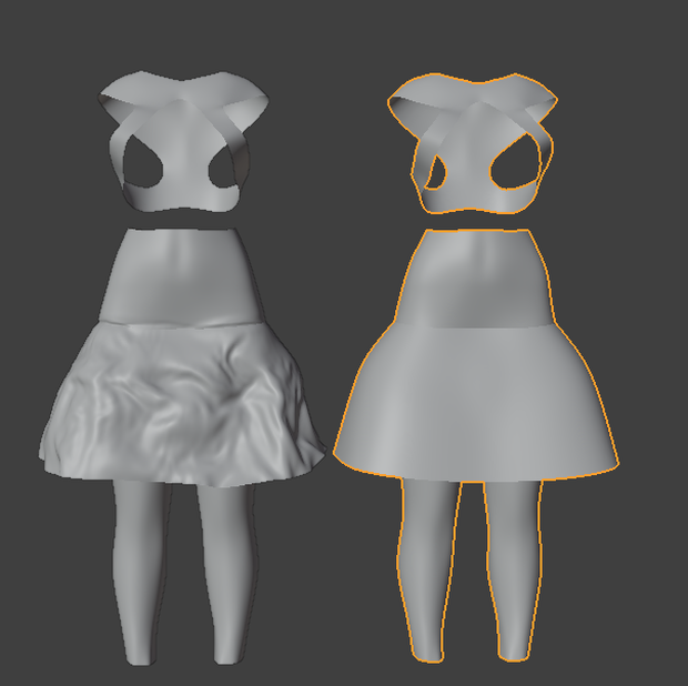 Female Clothes .FBX (No textured)