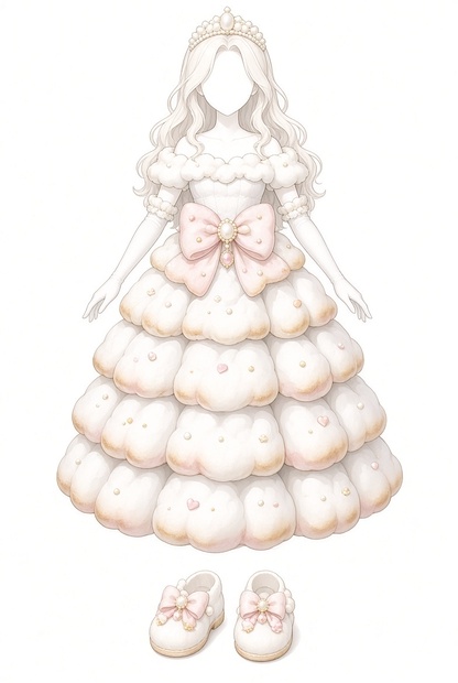 仮装に使えるお菓子ドレス