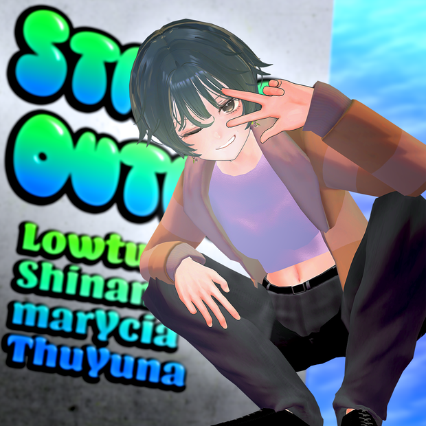 【4アバター対応】 StreetOutfit 【VRChat向け衣装モデル】