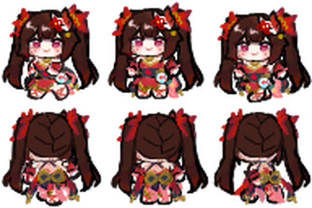 【#崩BW】ピクリエ用アバター配布【花火】