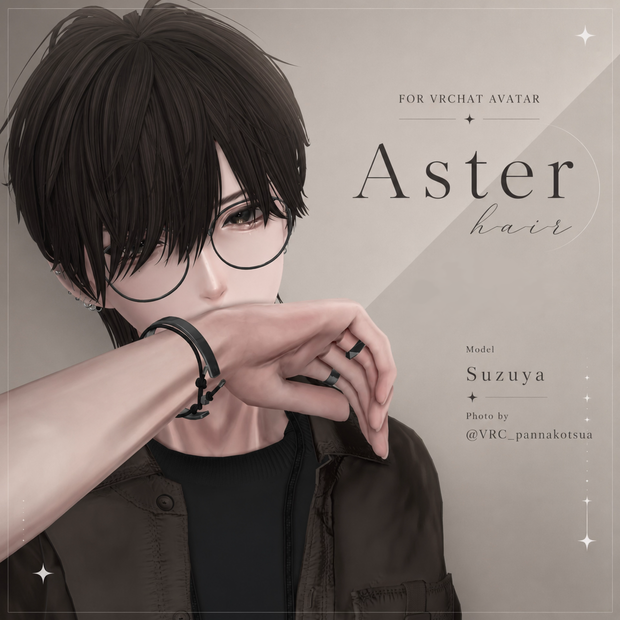 Aster hair 16体対応