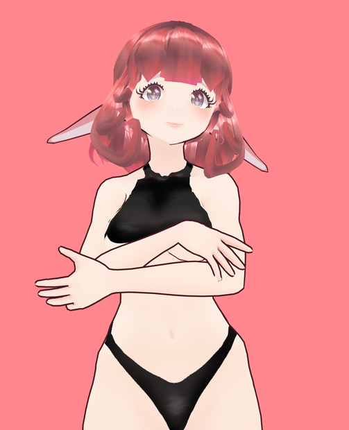 VROID Flirty Cutout Swimsuit Outfit