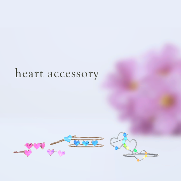 ハートのアクセサリー