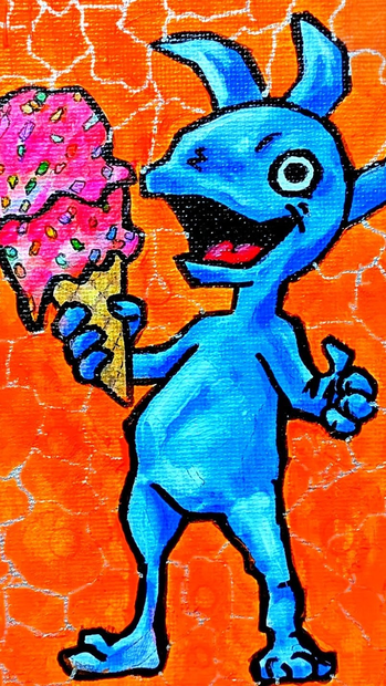 ice cream Ｂlu