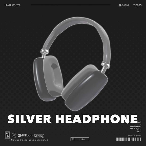 SILVER HEADPHONE