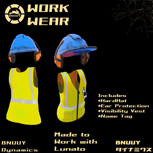 [BNUUY] Work Wear [3D衣装モデル]