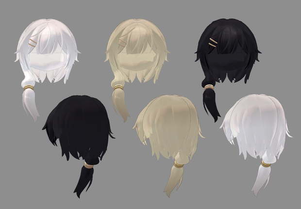 オリジナル3Dモデル【MONOヘアー】