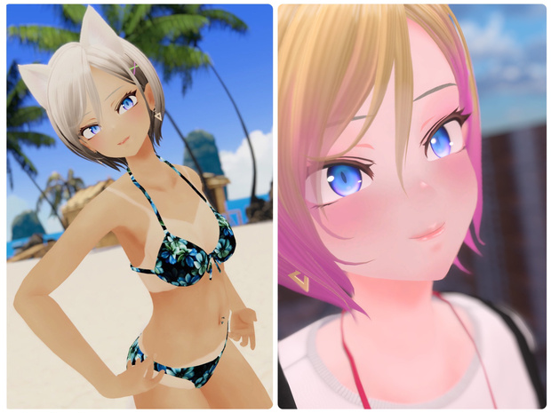 【Free】日焼け跡 for Yuzne ユズネ ver.3 (おまけつき)