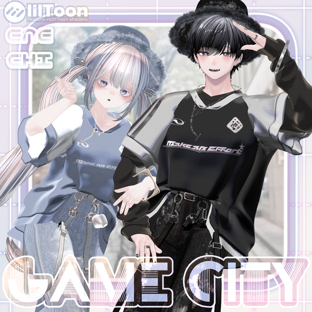 〖✨男女14アバター対応✨〗GAMECITY〖3D衣装〗