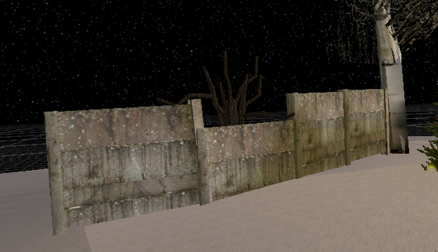 Concrete fence