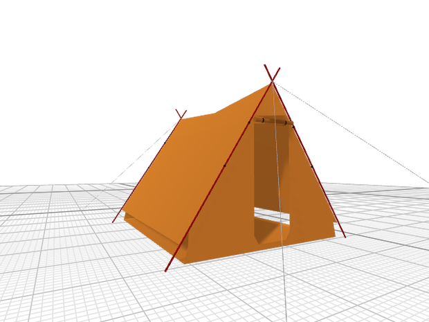 【3Dモデル】テント