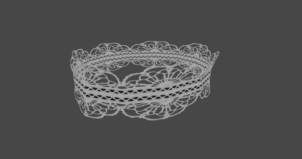 3Dモデルガーターリング