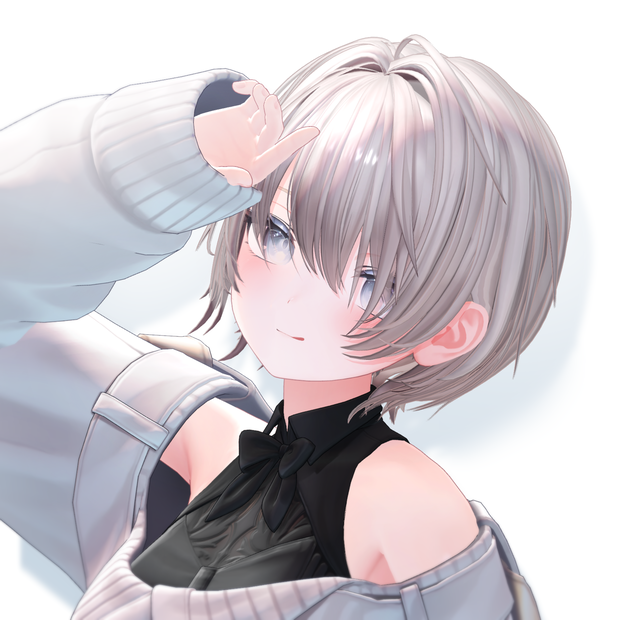 【耳かけギミック】すっきりショートヘア