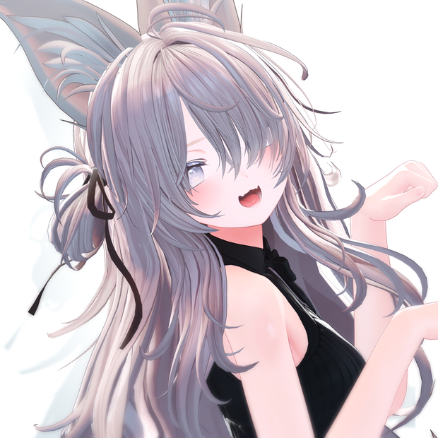 メカクレおおかみヘア
