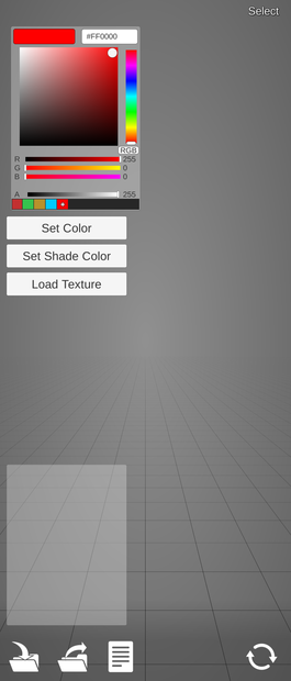 Android用VRoid製vrm着せ替えアプリ(試作)