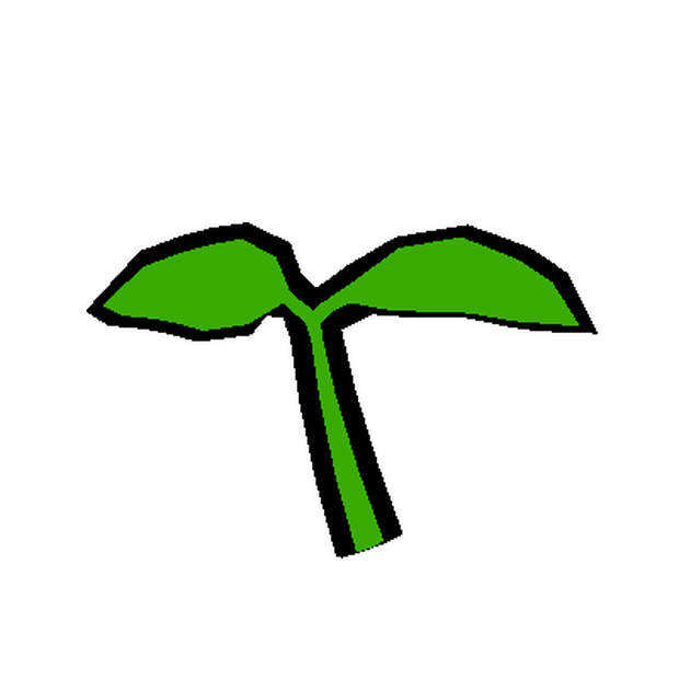 LowPoly Sprout/ロポリ双葉帽子