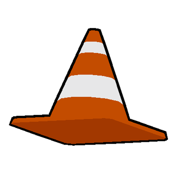 LowPoly Traffic Cone/ロポリロードコーン
