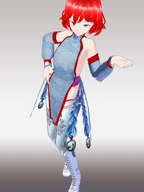 Tamara red hair - full avatar