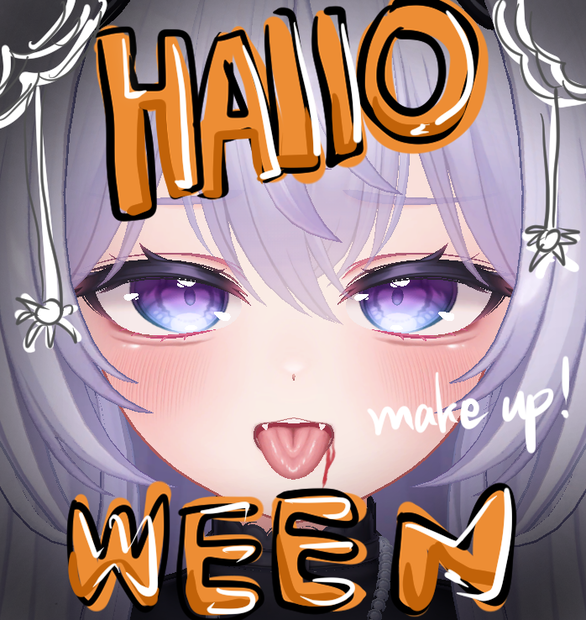Airi Halloween make up