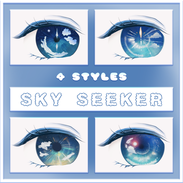 【VRoid】Sky eyes collection「sky seeker」
