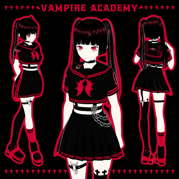 【VRoid】Vampire seifuku「Vampire Academy」