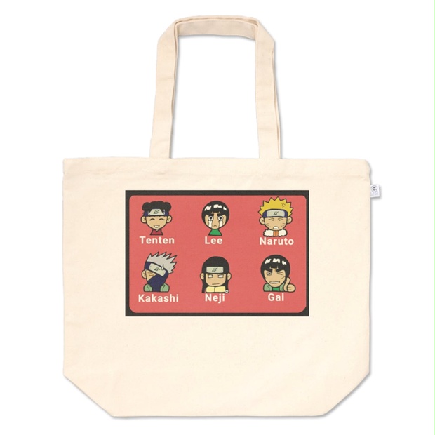 NARUTOガイ班＋カカシ、ナルト トートbag - 日吉台昇 - BOOTH