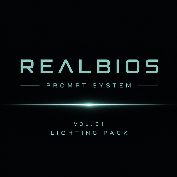 Cinematic Lighting Prompt Pack Vol.1｜光・空気・立体感を制御するプロンプト集
