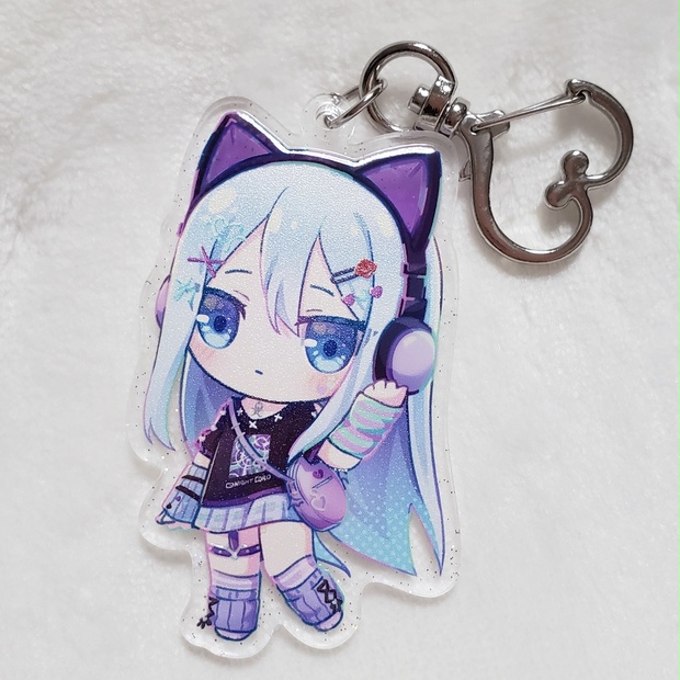 奏 Iなんです ver. キーホルダー - ガラスネコ - BOOTH
