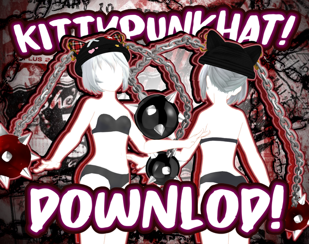 MMD - KittyPunkHat DOWNLOAD!