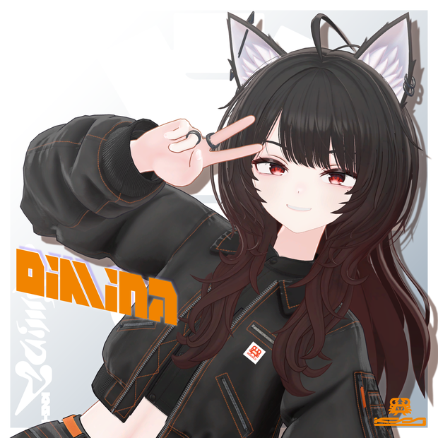 オリジナル3Ｄモデル「ディミナ」#dimina3d