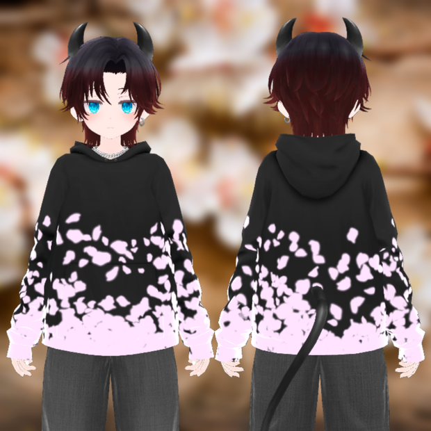 桜(薄い色)パーカー [AvatarMaker]