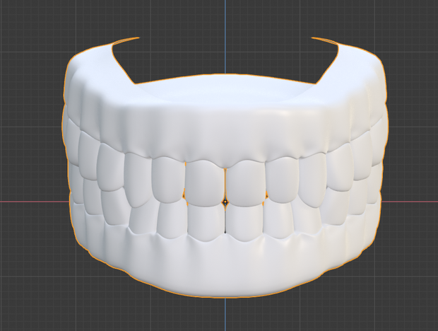 3Dモデル　歯