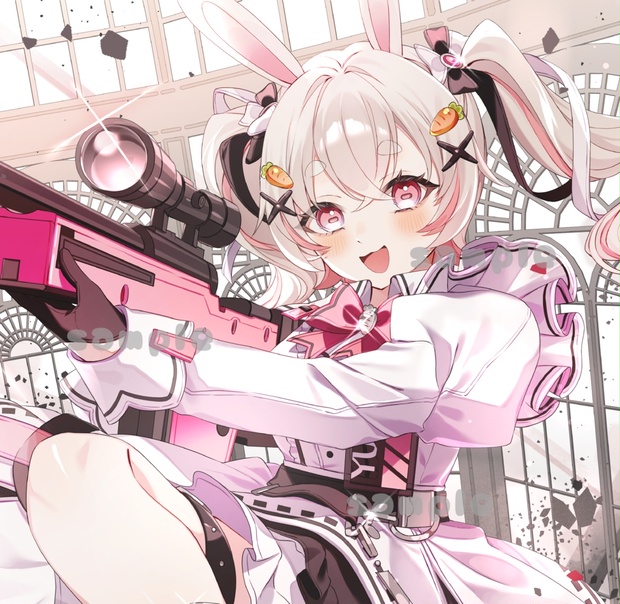 うさりゆに オリジナルマウスパッド - うさりゆにのおみせ - BOOTH