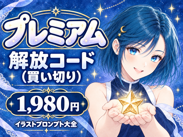 イラストプロンプト大全 プレミアム解放コード（買い切り）