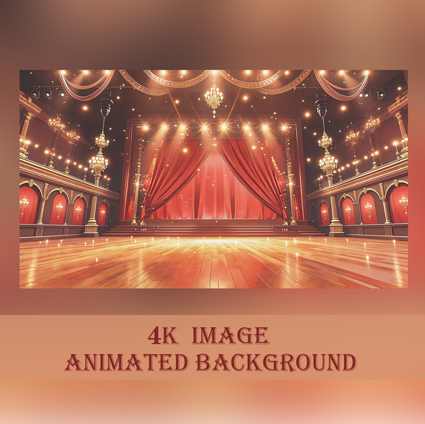 【動く背景】華麗なるオペラ舞台 - 歌枠・記念配信・重大発表用ステージ【VTuber/OBS】