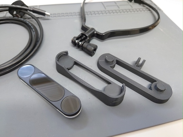 Ultraleap Leap Motion Controller 2用マウント（Luppet用、VR HMD用）