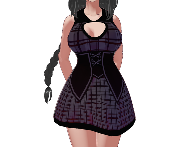 Purple Corset Dress