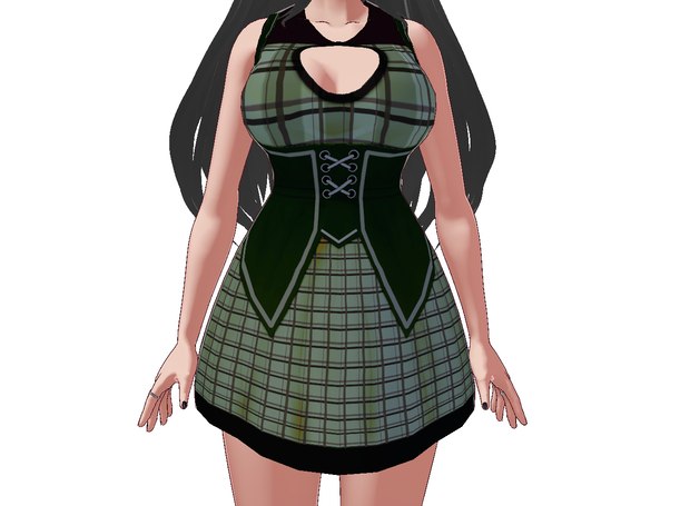 Green Plaid Dress