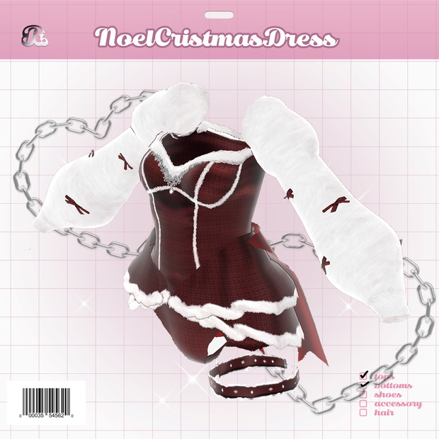 NoelCristmasDress 𝜗𝜚 君のサンタガール