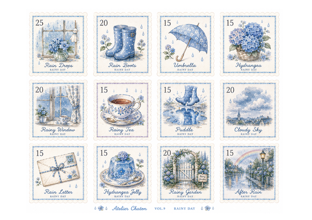RAINY DAY Stamp Collection Vol.9