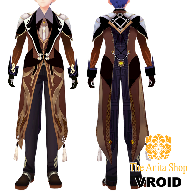 Zhongli Genshin Impact Cosplay | VROID