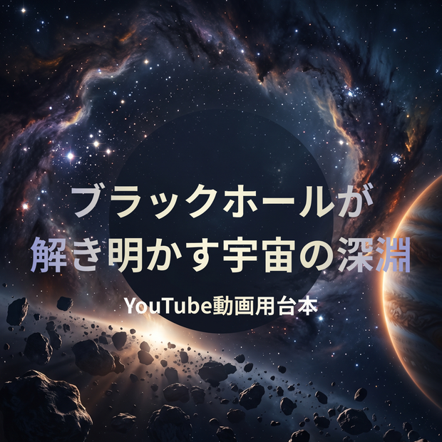 【5枠限定/重複回避】YouTube動画プロット・台本 [ブラックホールが解き明かす宇宙の深淵]
